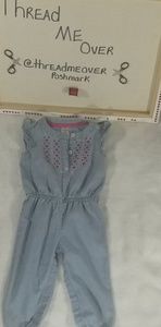 Carter's Denim Pant Romper